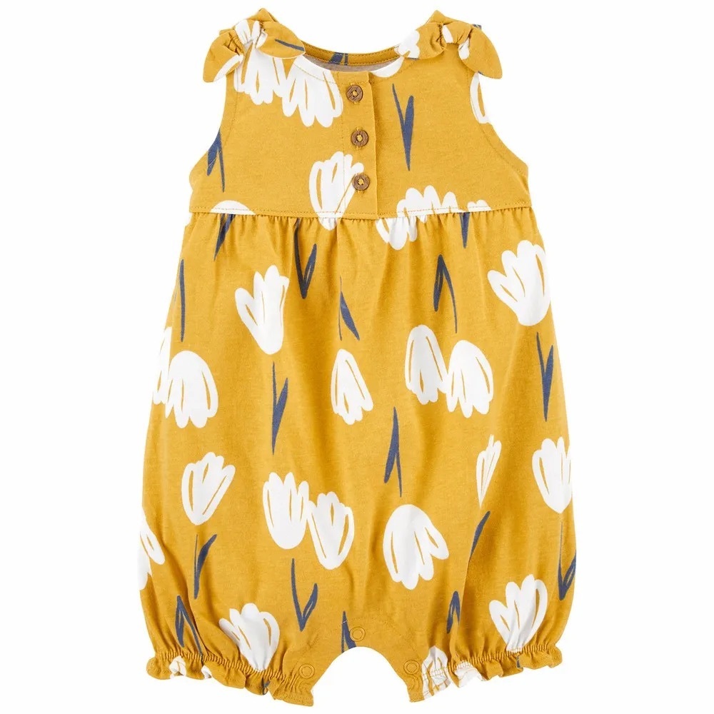 Carter’s baby girl Floral jersey romper outfit
